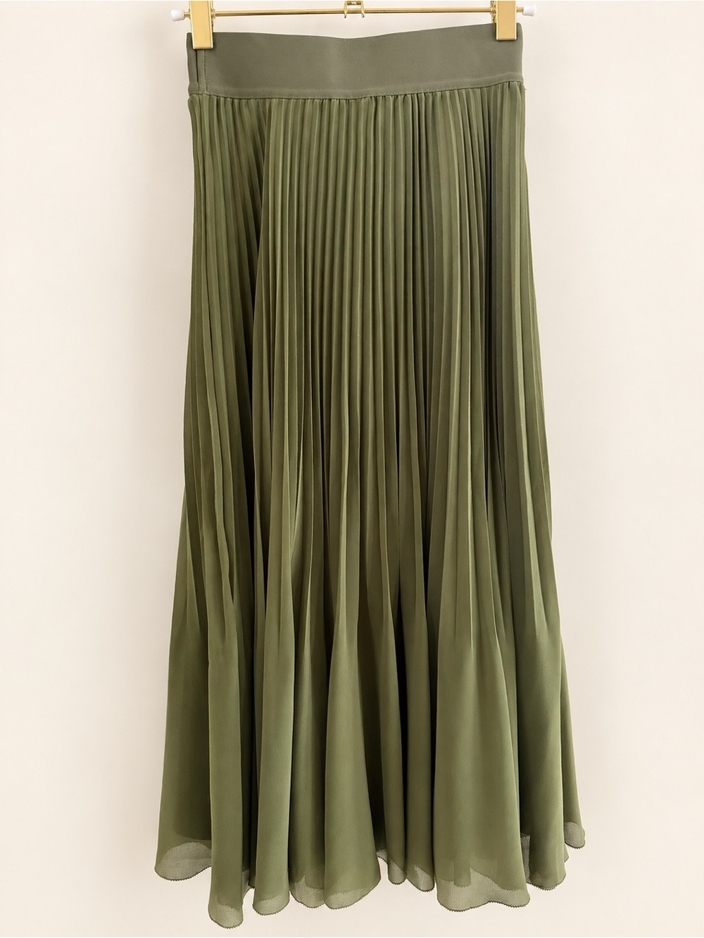 Aritzia Wilfred Twirl Pleated Skirt – Grotto Green – 2XS NWT - Picture 3 of 7